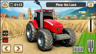 Farming Tractor Simulator 🚜 | Realistic Tractor Drivingدیہاتی ٹریکٹر گیم  | فصلوں کی تیاری کا سفر