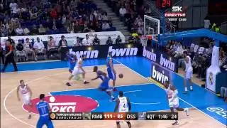 Shane Lawal Monster DUNK | Real Madrid - Dinamo Sassari 05.11.2014