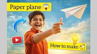World Best Returning Paper Airplane | Self-Gliding Paper Jet Tutorial | Easy DIY Aeroplane for Kids
