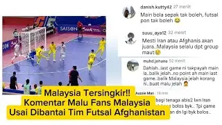 Malaysia Tersingkir!! Komentar Malu Fans Malaysia Usai Dibantai Tim Futsal Afghanistan 