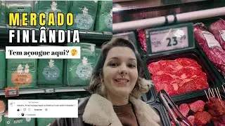 🛒❄️Mercado na Finlândia: açougue, fraldas e roupas de inverno