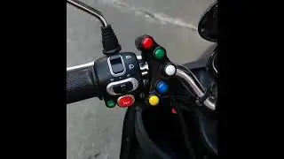 5 Button 12V ON OFF Modification Motorcycle Switches 22mm Handlebar Mount- How To Install
