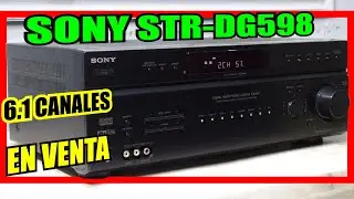 Amplificador receiver SONY STR-DG598 (video de funcionamiento para su venta) #vendido