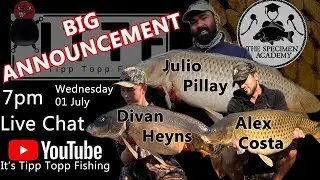 Tipp Topp Podcast (9) -Carp Fishing- The Specimen Academy- Julio Pillay- Divan Heyns- Alex Costa