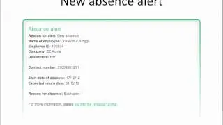 EHWLC introduction to absence reporting with Honeydew - part1