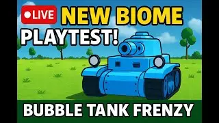 🔴 LIVE: Playtesting the NEW Grass Biome in Bubble Tank Frenzy! | Indie Bubble Shooter Action