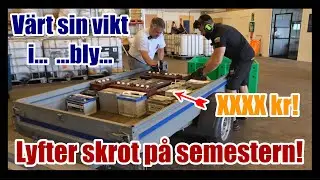 Lyfter skrot på semestern och får ihop en bra slant hos SkrotSmart i Halmstad!
