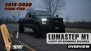 Lumastep M1 Light Up Running Boards | 2015-2020 Ford F150 | Powered by Boost Auto