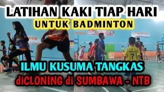 15 MENIT | RECOMMENDED LATIHAN  GERAK KAKI BADMINTON TIAP HARI