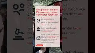 Das passiert mit eurer Wohnung nach eurem Tod! ⚰️​ | WBS.LEGAL #shorts