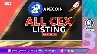 APECOIN LIVE LISTING & TRADING FROM ALL CEXs | LIVE TRADE MUST | Millionaires