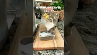 HOMEMADE DRYER SHEETS! #homemade #ideas #good #snowchill