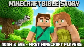Minecraft Bible Story: Adam and Eve in the Garden of Eden &ndash; First Minecraft Players