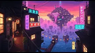 Future Japan Rain 🌧️ Lofi Hip Hop to Focus, Work, Sleep 🌃 | by Future Tokyo Rain
