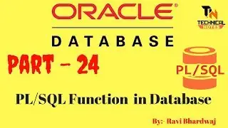 PL/SQL Function in Database and Drop Function