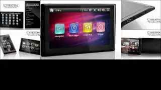 Android 2.2 Tablet GPS Navigator with 7 Inch Touchscreen WiFi 4GB FM Transmitter - CyberNav