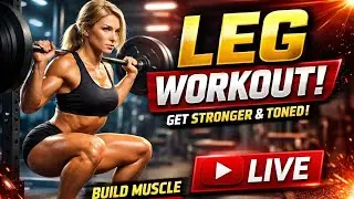 🔴 LIVE Leg Day Training | Strong Legs, Strong Body#Legworkout #Youtubelive #Motivation #Gymworkout