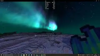 Bug Minecraft Realistic Biome Addon Aurora Borealis + blincking sky