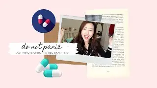 LAST MINUTE GPHC PRE-REG EXAM TIPS!