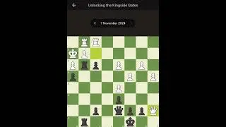 7 November 2024 Daily Chess Puzzle #boardgames #chess #games #puzzlegame #subscribe #chesscom