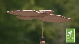Good Directions 9699P Hawk Weathervane - Polished Copper
