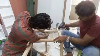 How To Make Solid Wood chair#lakri ke korsi
