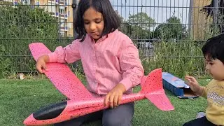 Family Fun Day in Denmark 🇩🇰 | Glider Plane Toy Unboxing & Masti with Kids!
