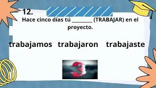 Trivia: Pretérito Indefinido Verbos Regulares 2 - Nivel A1 / 👦🏻👩📚⏰🏆