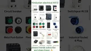 common electrical components used by electrician#types of electrical components#industrialelectricia