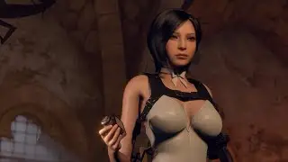RESIDENT EVIL 4 REMAKE | Ada Latex Bunny with Ashley Skirt