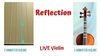 REFLECTION 🌸 &mdash; from Mulan | LIVE Violin Play-Along | Animated Violins (TAB & FINGERBOARD) Tutorial