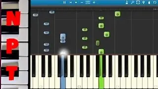 Justin Timberlake - Not A Bad Thing Piano Tutorial - How to play - Synthesia