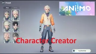 Aniimo - Closed Beta - Character Creator