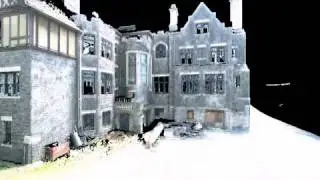 Allpoint uses target-less registration to create a 3D scan of the McCook Mansion