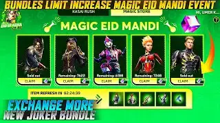 NEW BUNDLES IN MAGIC EID MANDI EVENT | FREE FIRE MAGIC EID MANDI | MAGIC STORE NEW BUNDLES