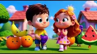 Fruit Song for Kids 🍓 | Yummy Yummy Fruit Time | Fun & Healthy Rhyme