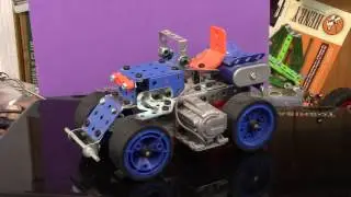 MECCANO MULTIMODELS 2O MODEL SET SIT ON LAWN MOWER (CIRCA 2010)