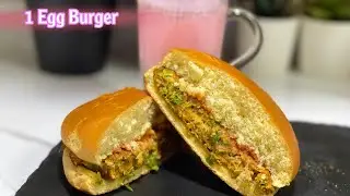 1 Egg Burger | Breakfast Idea | Quick Breakfast recipe