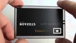 Black Metal Membership Cards