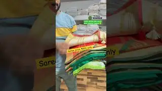 Pure linen sarees 🔥₹490😱 || bhagalpuri linen Manufacturer #linen #saree #manufacturer #shorts