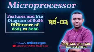 Features of 8086 microprocessor | 8085 vs 8086 | Pin diagram of 8086 microprocessor