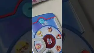 3 year old trying #PawPatrol Ryder's Interactive #PupPad for the 1st time.