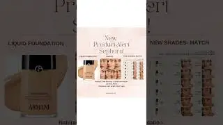 Sephora Liquid Foundation- New Product Alert! #Must See #beauty #moisturizer #skincareroutine #face