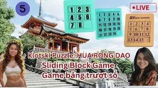 Klotski Puzzle: HUA RONG DAO - Klotski sliding Block Game 5, #asmr , #games ,