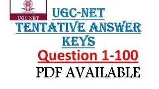 Ugc- Net Commerce|| Tentative Answer keys|| 8th july 2018/8948156741