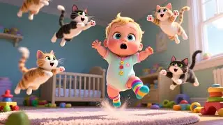 Cat Meow Meow Ride 🐱🎢 | Kids Story Video | Counting & Learning Adventure