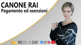 CANONE RAI - Pagamento ed esenzioni