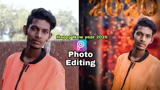 #Picsart Happy New year 2020 Photo Editing Tutorial | New Year 2020 special Photo Editing New | 2020