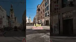 Linz Beautiful City in Austria 🇦🇹 #shortsfeed #travel #europe #youtubeshorts #city #linz #austria