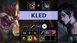 Kled Mid vs Hwei - KR Diamond Patch 25.07